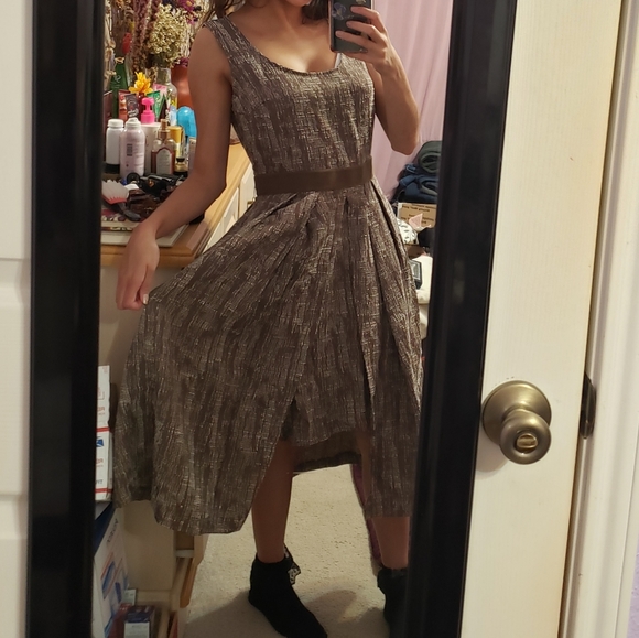 eva mendes for New York & Company Dresses & Skirts - RARE!! Y2K Eva Mendes High-Low Scoop Neck A-Line Midi Mini Dress